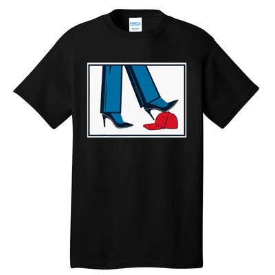 Kamala Harris Heels Stepping On Maga Hat Tall T-Shirt