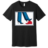 Kamala Harris Heels Stepping On Maga Hat Premium T-Shirt