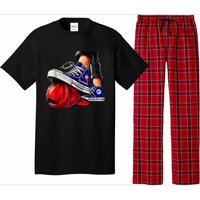 Kamala Harris High Heels Stepping On Red Maga Hat Pajama Set