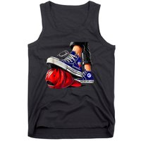 Kamala Harris High Heels Stepping On Red Maga Hat Tank Top