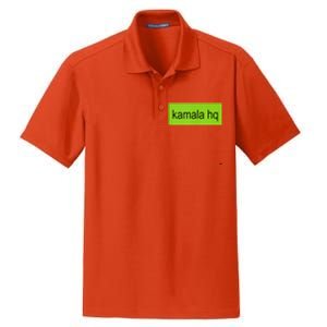 Kamala Hq Heart Brat Green Meme Trend Gen Z Dry Zone Grid Polo