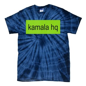 Kamala Hq Heart Brat Green Meme Trend Gen Z Tie-Dye T-Shirt