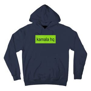 Kamala Hq Heart Brat Green Meme Trend Gen Z Tall Hoodie