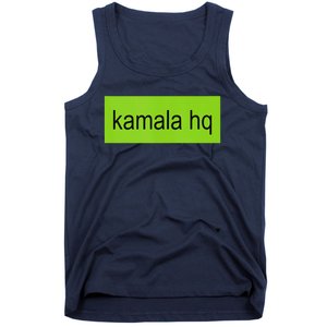 Kamala Hq Heart Brat Green Meme Trend Gen Z Tank Top