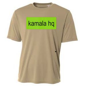 Kamala Hq Heart Brat Green Meme Trend Gen Z Cooling Performance Crew T-Shirt