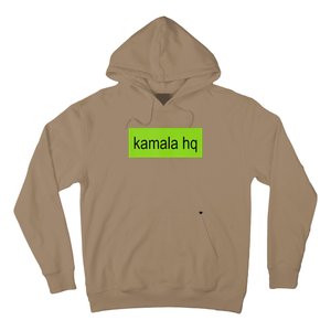 Kamala Hq Heart Brat Green Meme Trend Gen Z Hoodie