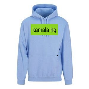 Kamala Hq Heart Brat Green Meme Trend Gen Z Unisex Surf Hoodie