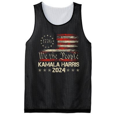 Kamala Harris Harris 2024 Us Flag Democratic President Mesh Reversible Basketball Jersey Tank