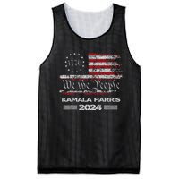 Kamala Harris Harris 2024 Us Flag Democratic President Mesh Reversible Basketball Jersey Tank