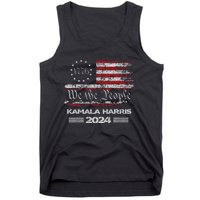 Kamala Harris Harris 2024 Us Flag Democratic President Tank Top