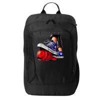 Kamala Harris High Heels Stepping On Red Maga Hat City Backpack