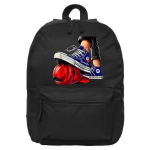 Kamala Harris High Heels Stepping On Red Maga Hat 16 in Basic Backpack