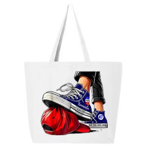 Kamala Harris High Heels Stepping On Red Maga Hat 25L Jumbo Tote