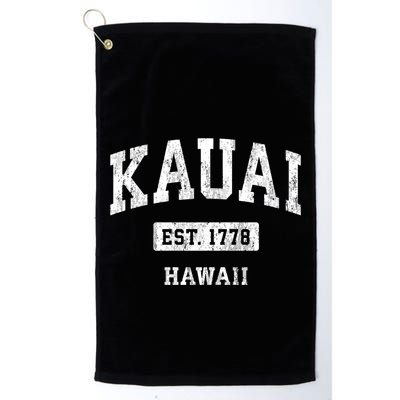 Kauai Hawaii Hi Vintage Sports Established Golf Towel