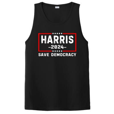 Kamala Harris Harris 2024 Us Flag Democratic President Gift PosiCharge Competitor Tank