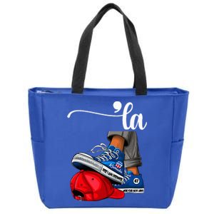 Kamala Harris High Heels Stepping On Red Maga Hat Zip Tote Bag