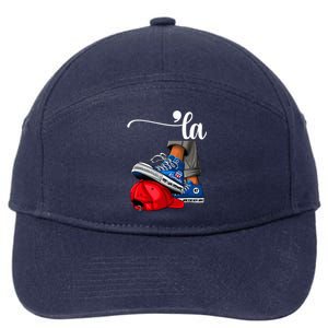 Kamala Harris High Heels Stepping On Red Maga Hat 7-Panel Snapback Hat