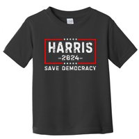 Kamala Harris Harris 2024 Us Flag Democratic President Toddler T-Shirt