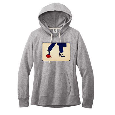 Kamala Harris Heels Stepping On Maga Hat Women's Fleece Hoodie