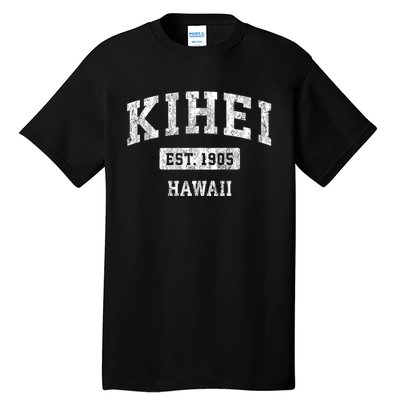 Kihei Hawaii Hi Vintage Sports Tall T-Shirt