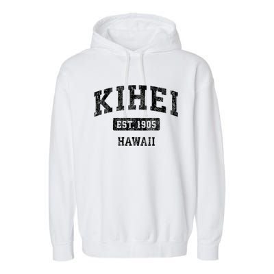 Kihei Hawaii Hi Vintage Sports Garment-Dyed Fleece Hoodie