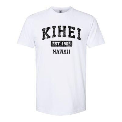 Kihei Hawaii Hi Vintage Sports Softstyle CVC T-Shirt