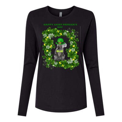 KOALAS HELP Happy Saint Patrick's Day Womens Cotton Relaxed Long Sleeve T-Shirt