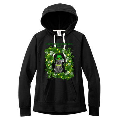 KOALAS HELP Happy Saint Patrick's Day Women's Fleece Hoodie