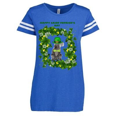 KOALAS HELP Happy Saint Patrick's Day Enza Ladies Jersey Football T-Shirt