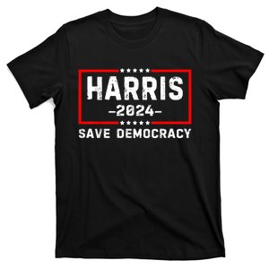 Kamala Harris Harris 2024 Us Flag Democratic President T-Shirt