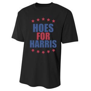 Kamala Harris Hoes For Harris Performance Sprint T-Shirt