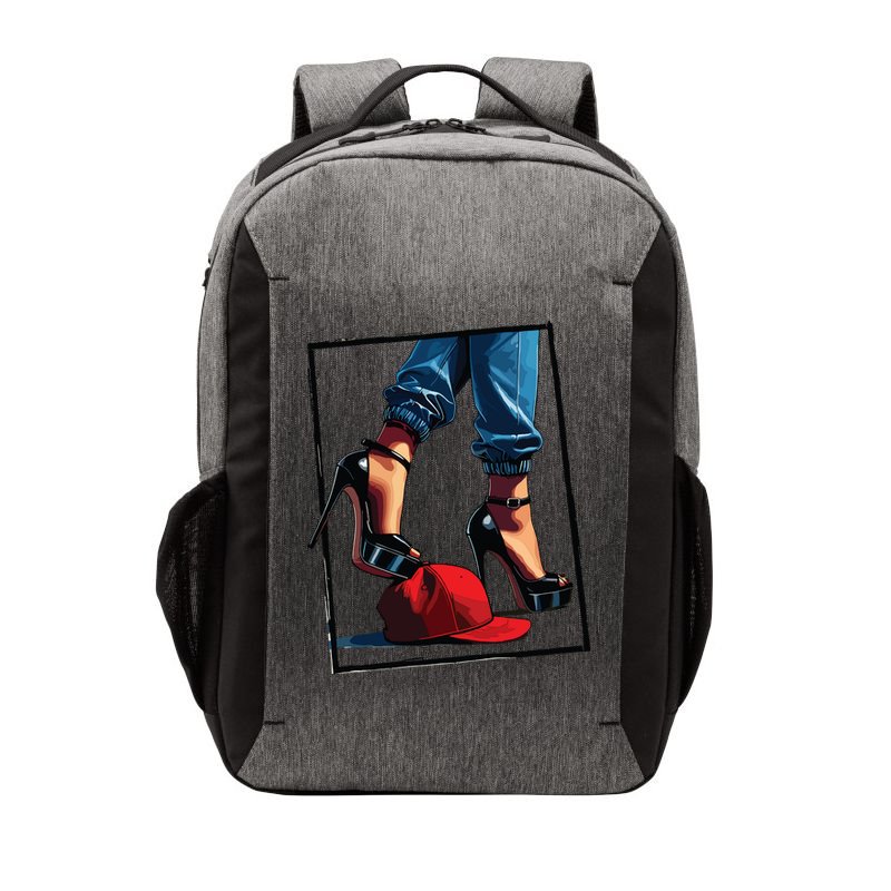 Kamala Harris Heels Stepping On Maga Hat Vector Backpack