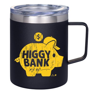 Kyle Higashioka Higgy Bank San Diego Baseball 12oz Stainless Steel Coffee Mug