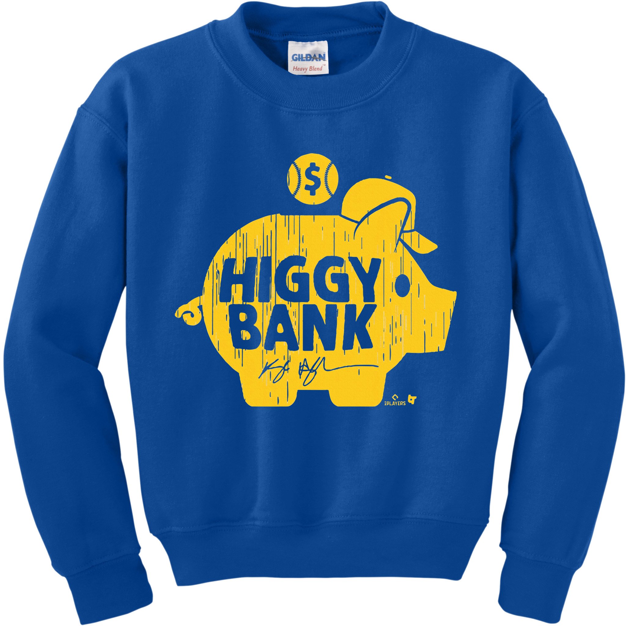 Kyle Higashioka Higgy Bank San Diego Baseball Kids Sweatshirt