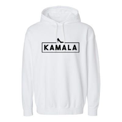 Kamala Harris High Heels Pump Shoe Garment-Dyed Fleece Hoodie