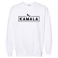 Kamala Harris High Heels Pump Shoe Garment-Dyed Sweatshirt