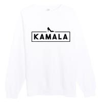 Kamala Harris High Heels Pump Shoe Premium Crewneck Sweatshirt