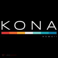 Kona Hawaii HI Retro Design Drawstring Bag