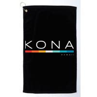 Kona Hawaii HI Retro Design Golf Towel