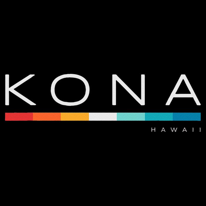 Kona Hawaii HI Retro Design Cropped Pullover Crew