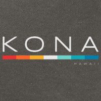 Kona Hawaii HI Retro Design Cotton Canvas Backpack