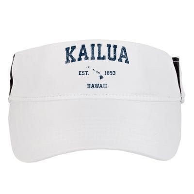 Kailua Hawaii Hi Vintage Sports Design Adult Drive Performance Visor