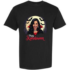 Kamala Harris Happy Kamalaween Pumpkin Ghost Vote Garment-Dyed Heavyweight T-Shirt