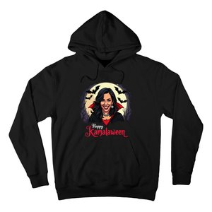 Kamala Harris Happy Kamalaween Pumpkin Ghost Vote Hoodie