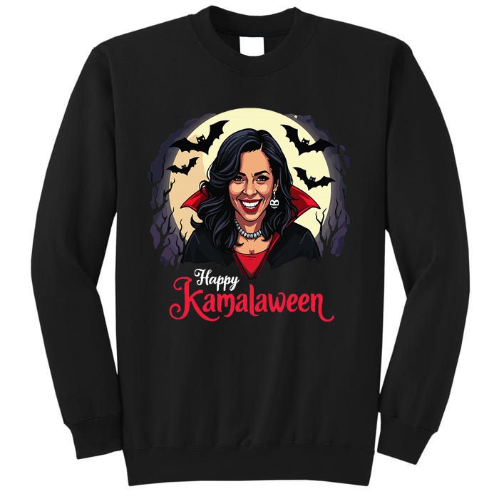 Kamala Harris Happy Kamalaween Pumpkin Ghost Vote Sweatshirt