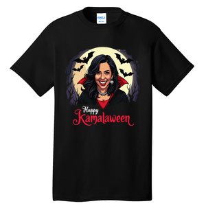 Kamala Harris Happy Kamalaween Pumpkin Ghost Vote Tall T-Shirt