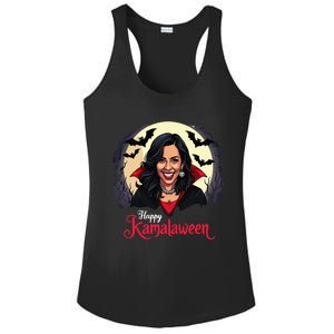 Kamala Harris Happy Kamalaween Pumpkin Ghost Vote Ladies PosiCharge Competitor Racerback Tank