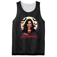 Kamala Harris Happy Kamalaween Pumpkin Ghost Vote Mesh Reversible Basketball Jersey Tank