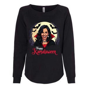 Kamala Harris Happy Kamalaween Pumpkin Ghost Vote Womens California Wash Sweatshirt