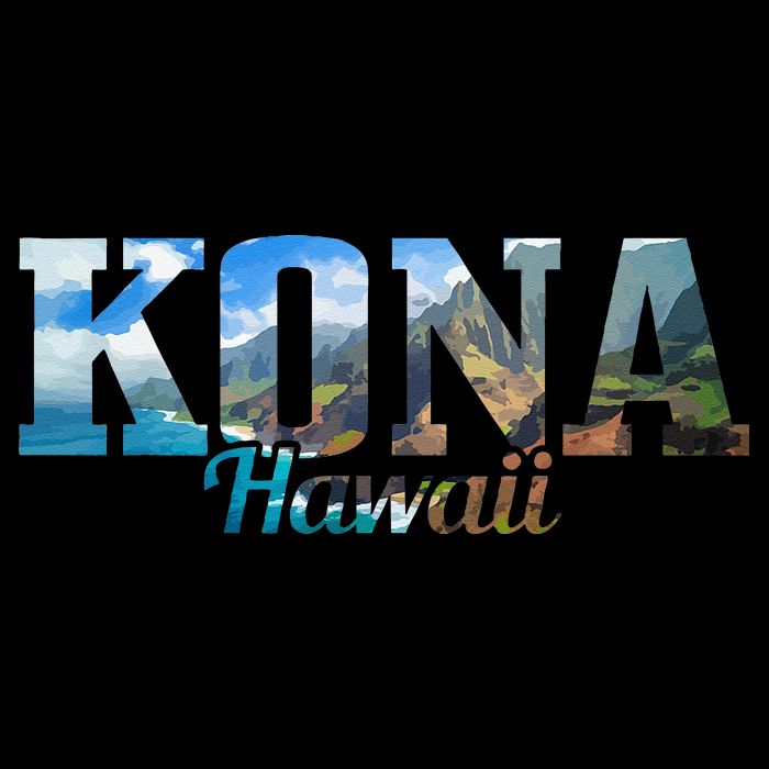 Kona Hawaii Hawaiian Islands Surf Surfing Surfer Gift Hoodie